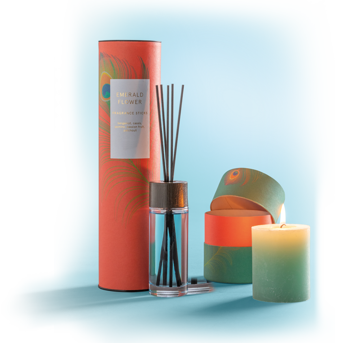 Cardboard packaging for candles and fragrance sticks